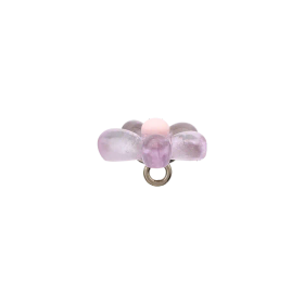 Prym: Kukkanappi 15mm, laventeli