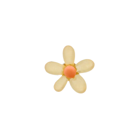 Prym: Kukkanappi 15mm, keltainen