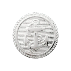 Prym: Ankkuri metallinappi 20mm, hopea