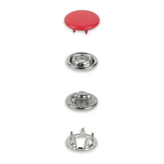 Prym: Jerseyneppari 12mm / 20kpl, punainen