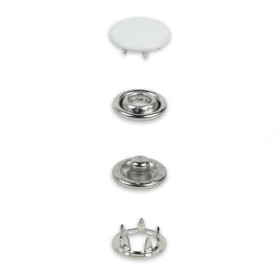 Prym: Jerseyneppari 12mm / 20kpl, valkoinen