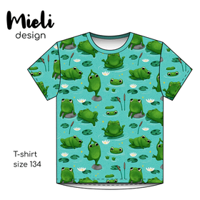 Mieli Design: FROG POND sea green, luomupuuvillatrikoo