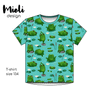 Mieli Design: FROG POND sea green, luomupuuvillatrikoo