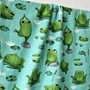 Mieli Design: FROG POND sea green, luomupuuvillatrikoo
