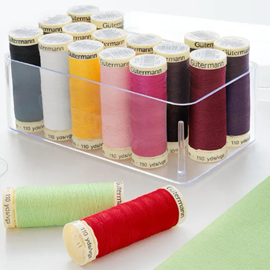 Gütermann Sew-all ompelulankasetti 18x100m + säilytysrasia