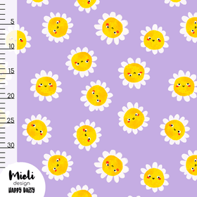Mieli Design: HAPPY DAISY, luomupuuvillatrikoo