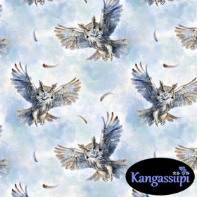 Uniikit: Lentävät huuhkajat trikoo, vaaleansininen