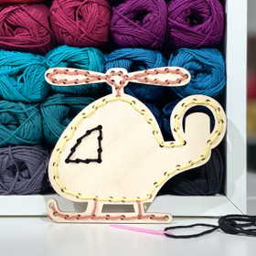 Lasten pujottelutyö by Miisku Design: Helikopteri