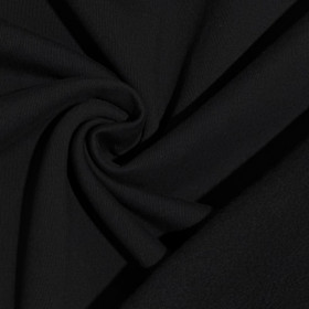 Harjattu paksu joustocollege: Musta