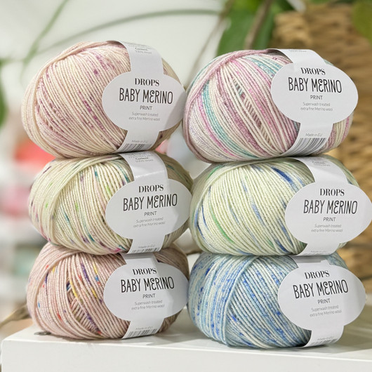 Garnstudio Drops: Baby Merino (kuviolliset)
