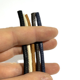 Vahattu puuvillanyöri 4mm, useita värejä