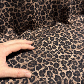 Digitrikoo: Leopard, tummanruskea - vaaleanruskea