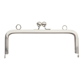 Laukkukehys 20 x 8cm, hopea