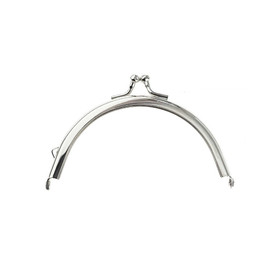 Kukkarokehys kaareva 10 x 5,5cm, hopea