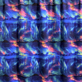 Digitrikoo: Revontulet, sininen - pinkki - monivärinen