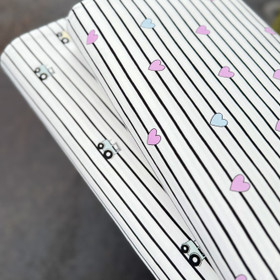 Trikoo: Uv-kangas Pienet traktorit, sininen - keltainen