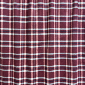 Flanelli: Ruudullinen, viininpunainen - valkoinen - tummansininen 