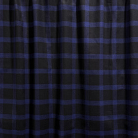 Flanelli: Ruudullinen, musta - tummansininen