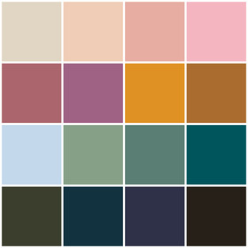 Resori: Kuviolliseen kankaaseen yhteensopiva sävy