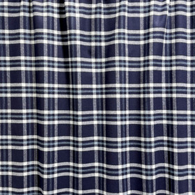 Flanelli: Ruudullinen, tummansininen - valkoinen - vaaleansininen