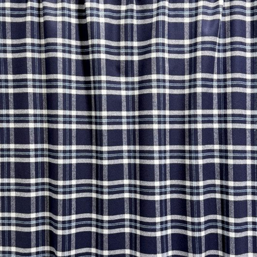 Flanelli: Ruudullinen, tummansininen - valkoinen - vaaleansininen
