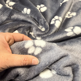 Polar fleece: Tassut, tummanharmaa