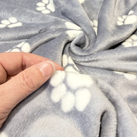 Polar fleece: Tassut, vaaleanharmaa