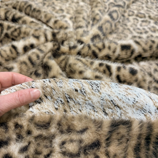 Teddy / karvakangas: Leopard, ruskea - musta 