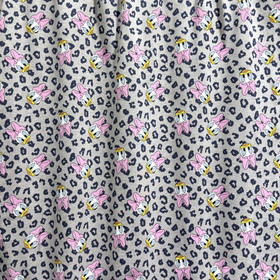 Iines ja leopard -joustocollege, meleerattu vaaleanharmaa