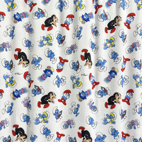 Smurffit -trikookangas: Smurffit, valkoinen