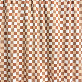 Digitrikoo: Ruskeat ruudut, valkoinen - beige - ruskea 