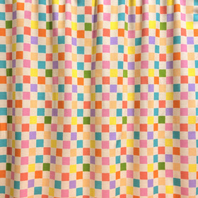 Digitrikoo: Värikkäät ruudut, vaalea beige - monivärinen