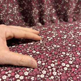 Digitrikoo: Minikukat, tumma viininpunainen - vaalea viininpunainen