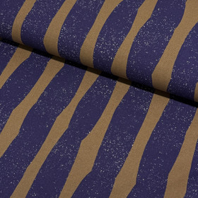 Canvas: Kokka, raidat, tumma violetti - ruskea