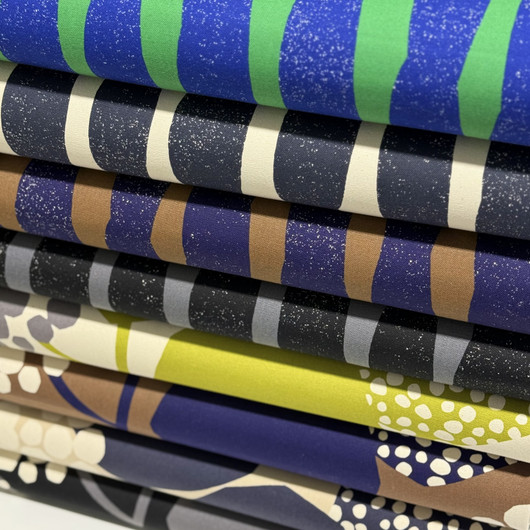 Canvas: Kokka, luonto, tummansininen - beige