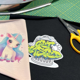 Tulostettava silityskalvo A4, valkoinen