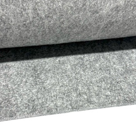 Huopa 3mm, meleerattu keskiharmaa