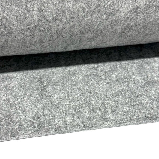 Huopa 3mm, meleerattu keskiharmaa