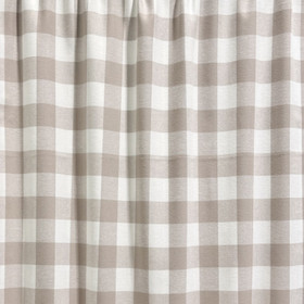 Flanelli: Ruudullinen, Beige - valkoinen 