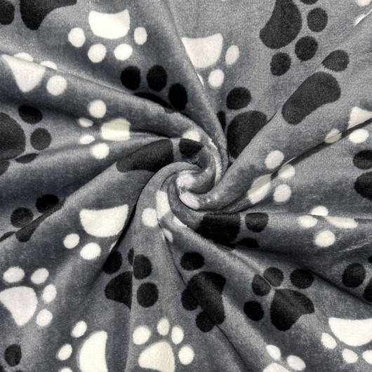 Polar fleece: Tassut, tummanharmaa