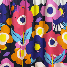 Digitrikoo: Jättikukat, tummansininen - monivärinen