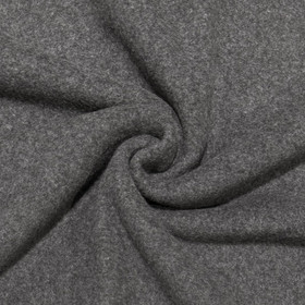Luomupuuvillafleece: Meleerattu tummanharmaa