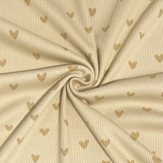 Ribbitrikoo: Sydämet, vaalea beige