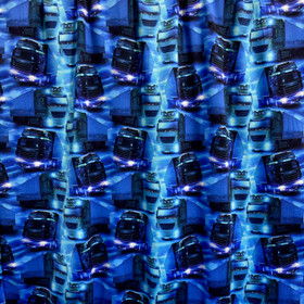 Digitrikoo: Siniset kuorma-autot, sininen