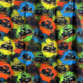 Digitrikoo: Irvistävät monsteriautot, sininen - oranssi - lime - keltainen