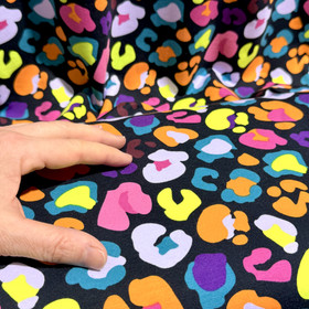 Digijoustocollege: Leopard, musta - monivärinen