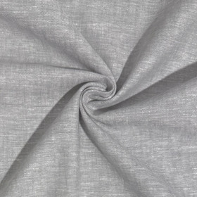 Kivipesty pellava - puuvilla: Vaaleanharmaa