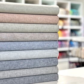 Kivipesty pellava - puuvilla: Sininen