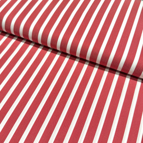 Joustava puuvilla: Raidat, punainen