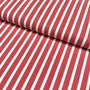 Joustava puuvilla: Raidat, punainen